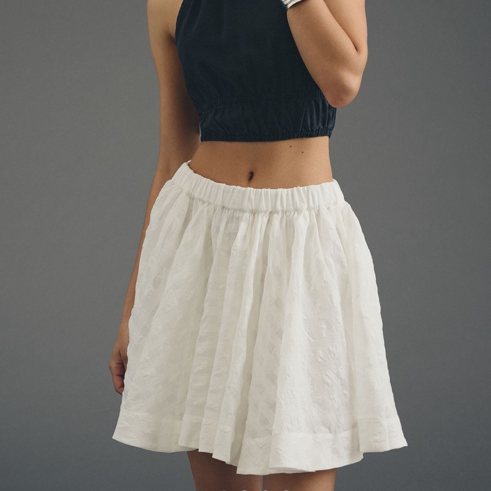 Anthropologie white Maeve Skirt